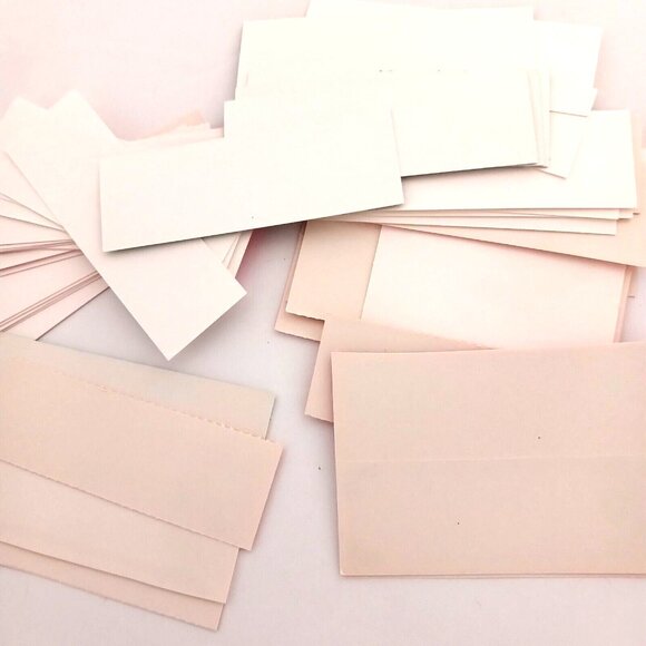 VINTAGE Christmas Gift Tags Unused Lot of 53 Holiday Name Tags Paper - Picture 2 of 5